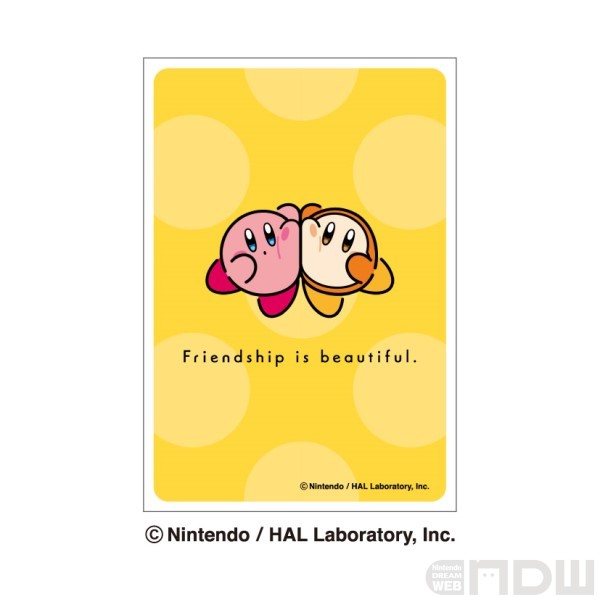 カービィ play with ワドルディ」が描かれた「キャラクタースリーブ