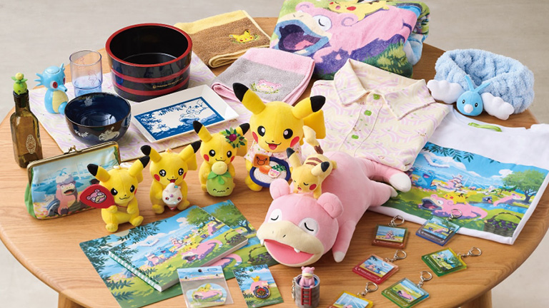 ピカチュウ×ヤドンのグッズ多数！ 「ポケモンセンターカガワ」グランド