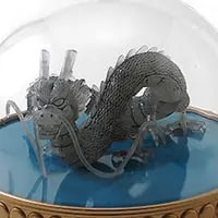 買取】ドラゴンボール ミスターポポの 神龍原型 発光機能付 フィギュア