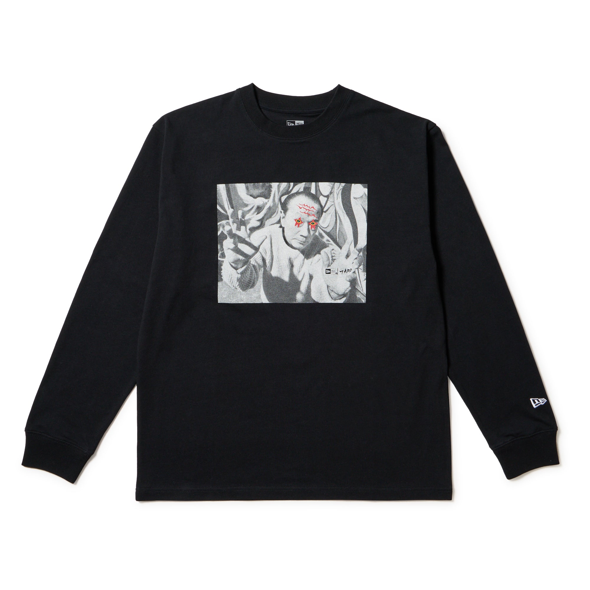 長袖 レギュラーフィット コットン Tシャツ TARO OKAMOTO 岡本太郎