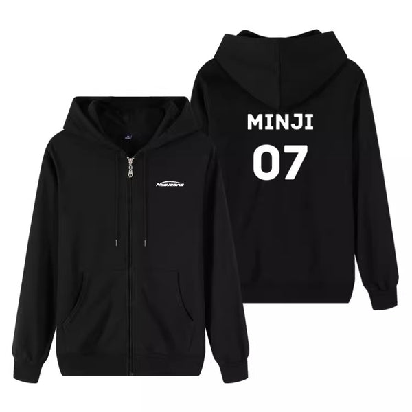 Fan-made] NewJeans 'New Jeans' Debut Member Zippered Hoodie