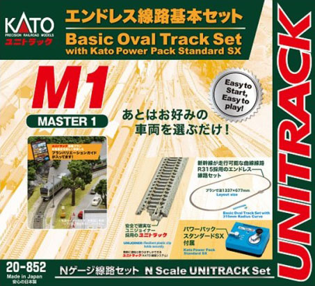20-852 - KATO M1 Basic Oval with KATO's new SX Controller- N-Gauge
