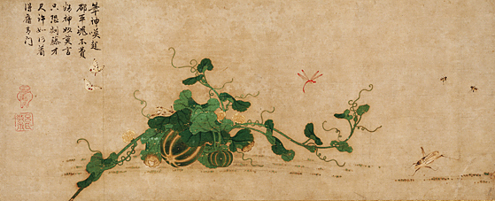 瓜虫図｜根津美術館