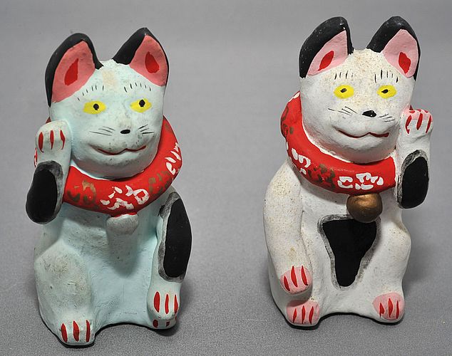 ねこれくと 招き猫 小幡人形