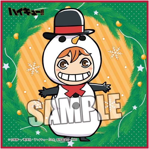 ハイキュー!! クリスマス マイクロファイバーミニタオル 「日向翔陽