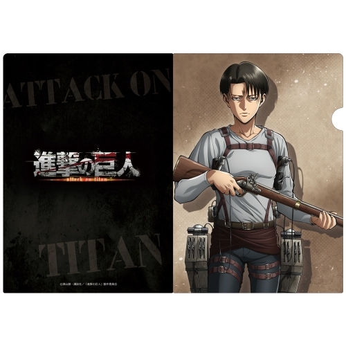 進撃の巨人 クリアファイル M [リヴァイ] グッズ - Neowing