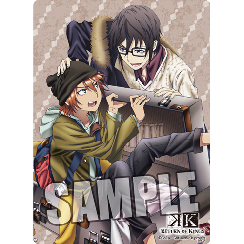 K RETURN OF KINGS マグネットステッカー 「伏見猿比古 & 八田美咲