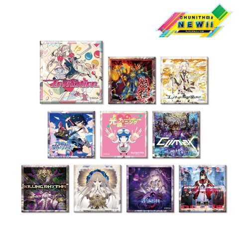 CHUNITHM」 トレーディング スクエア缶バッジ BOX グッズ - Neowing