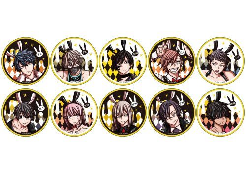 桃源暗鬼』 イラスト缶バッジコレクション 【バニー Ver.】 BOX グッズ