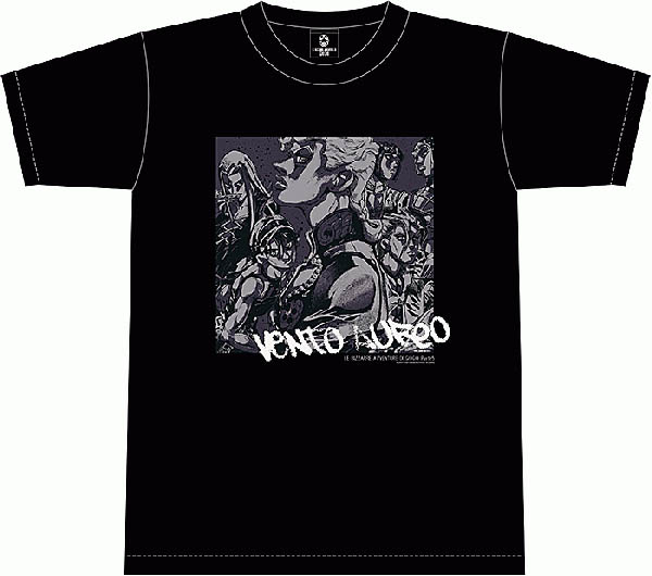 JOJO第5部のブチャラティチームが集結したTシャツが手に入る