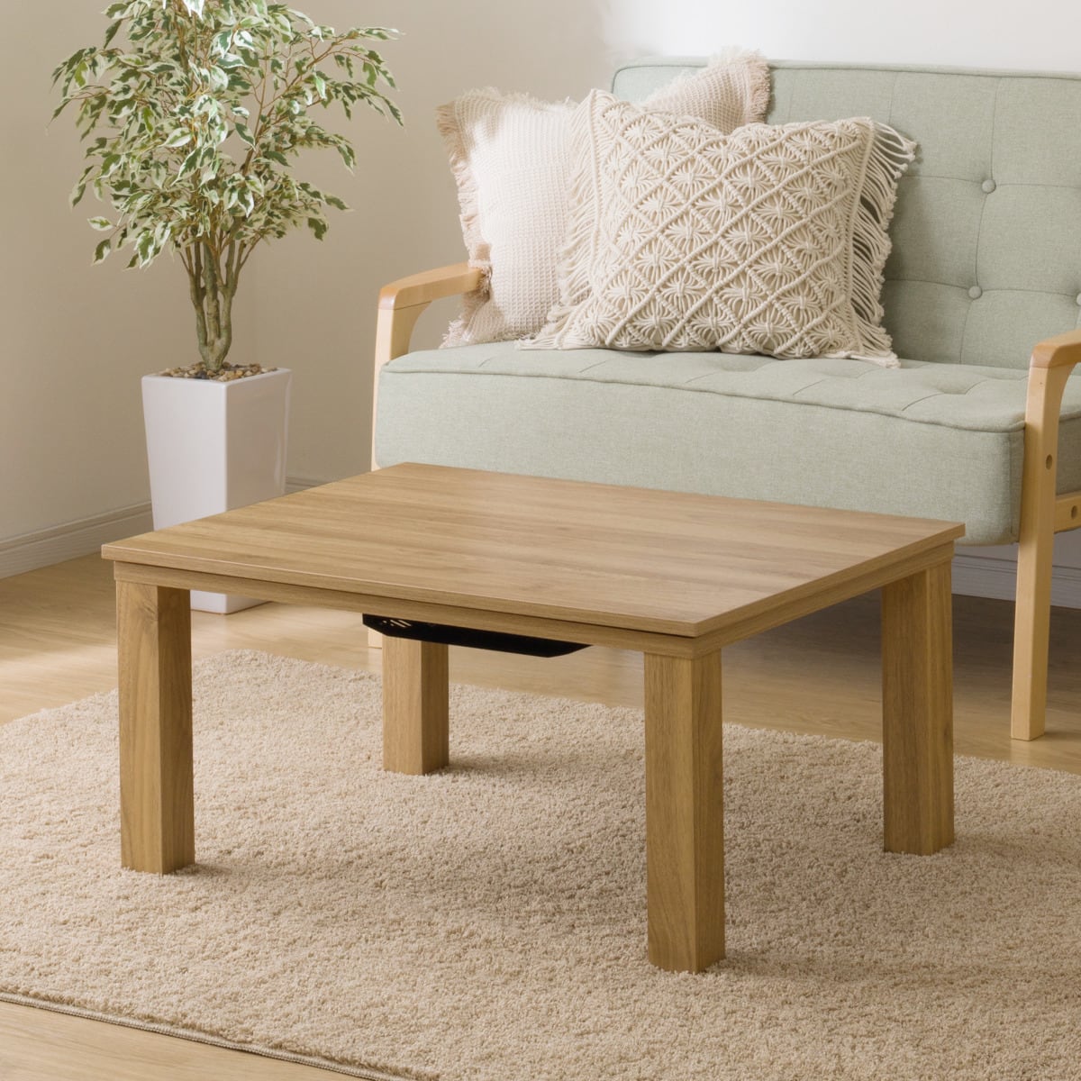 木目調デザインのリビングこたつ(LS22 8060 LBR) のレビュー | ニトリ