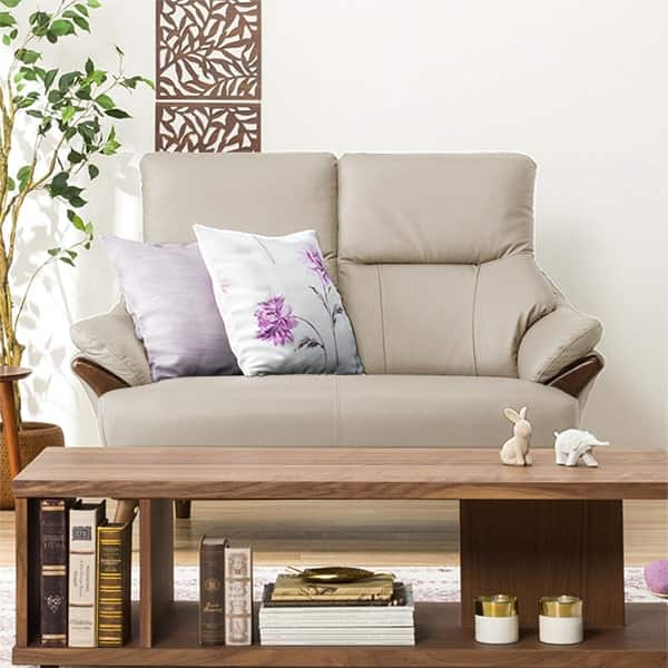 2人掛けソファ 本革(一部合成皮革)タイプ (コウテイ3 LT MO) | ニトリ