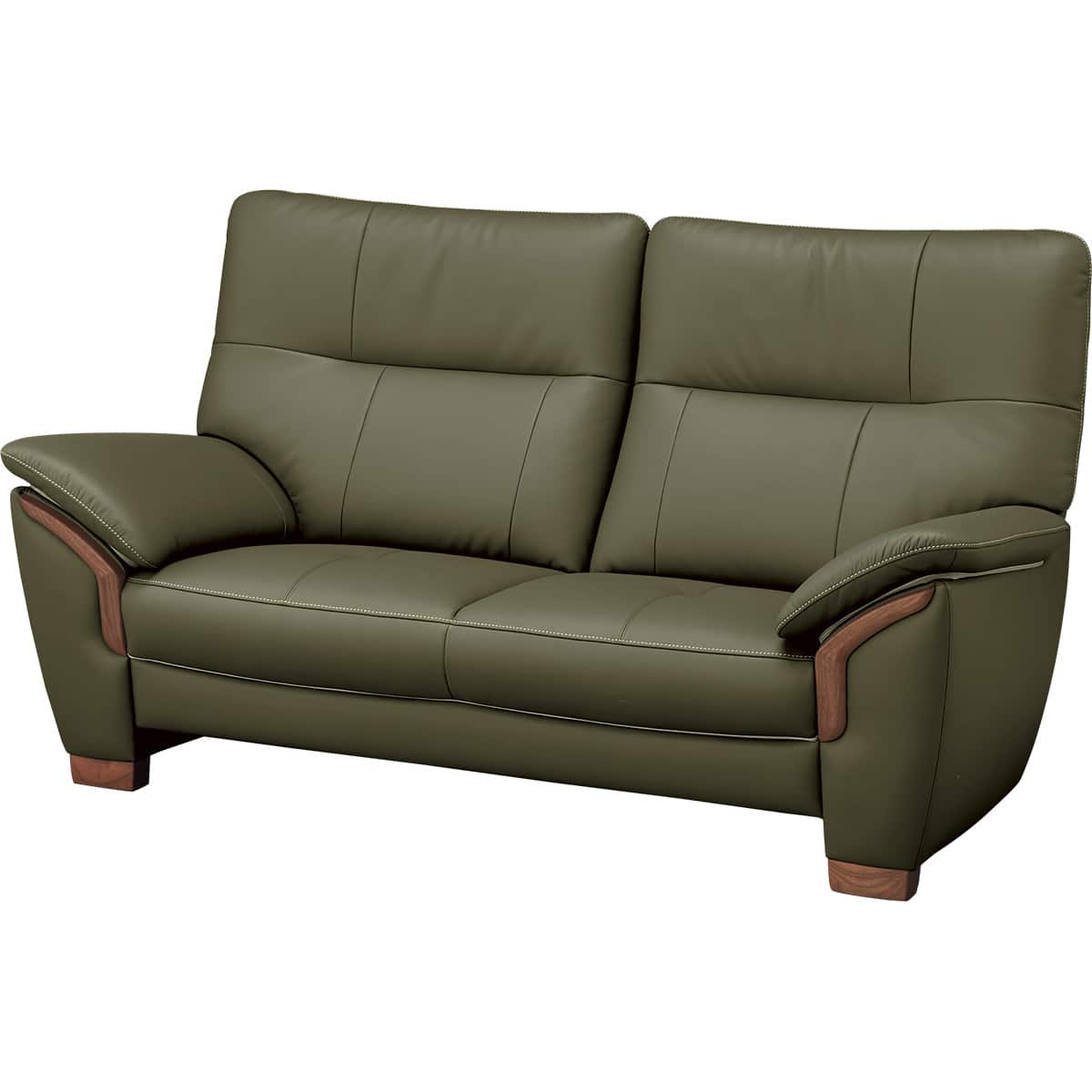 2人掛けワイドソファ 本革(一部合成皮革)タイプ (カリモク KM02Z19712R