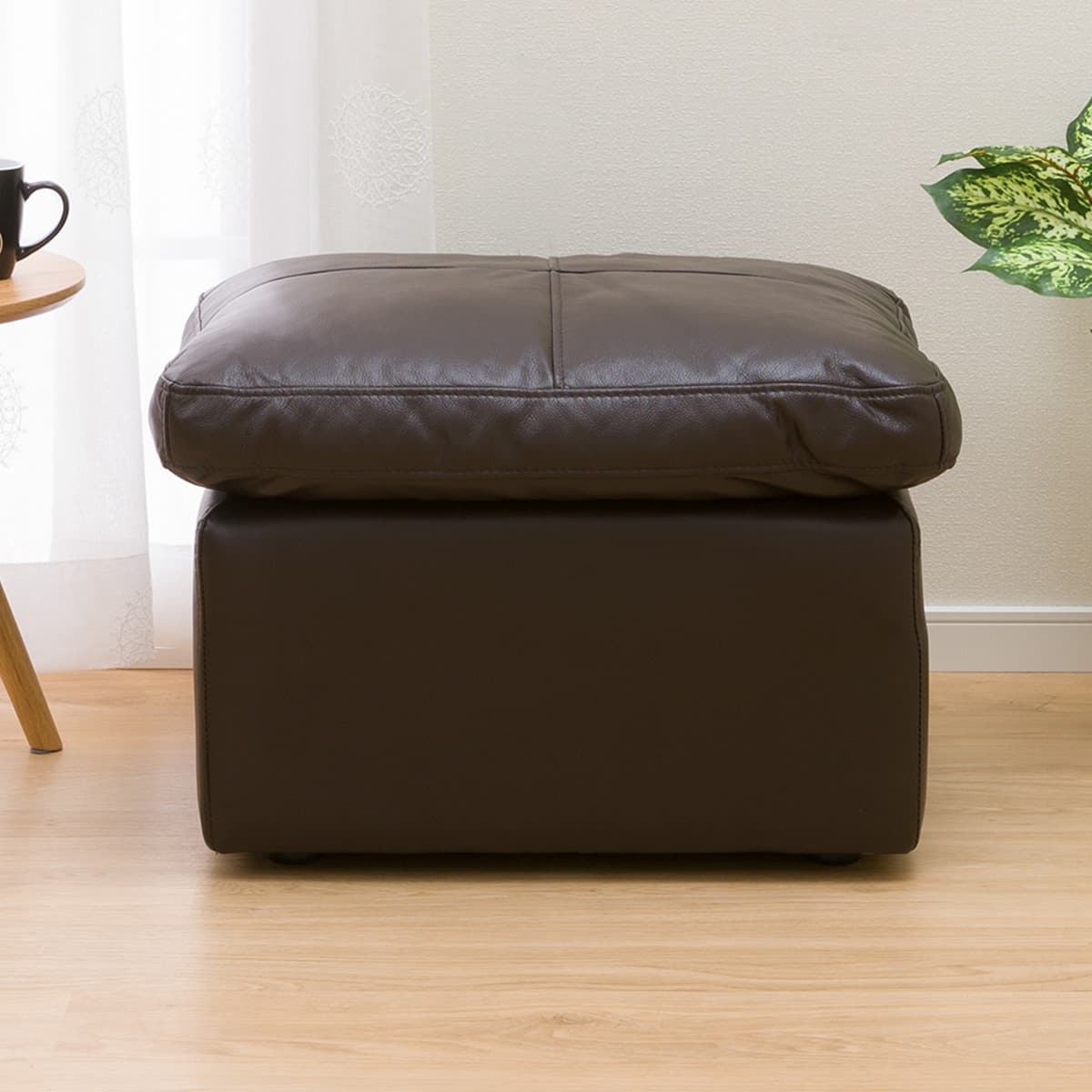 スツール 本革(一部合成皮革)タイプ (Sステイツ DBR) | ニトリネット