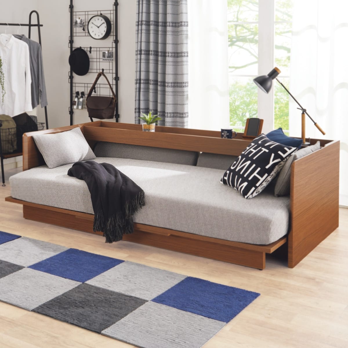 ニトリ ベッドソファ(B1-USB GY/MBR） - 通販 | 家具とインテリアの