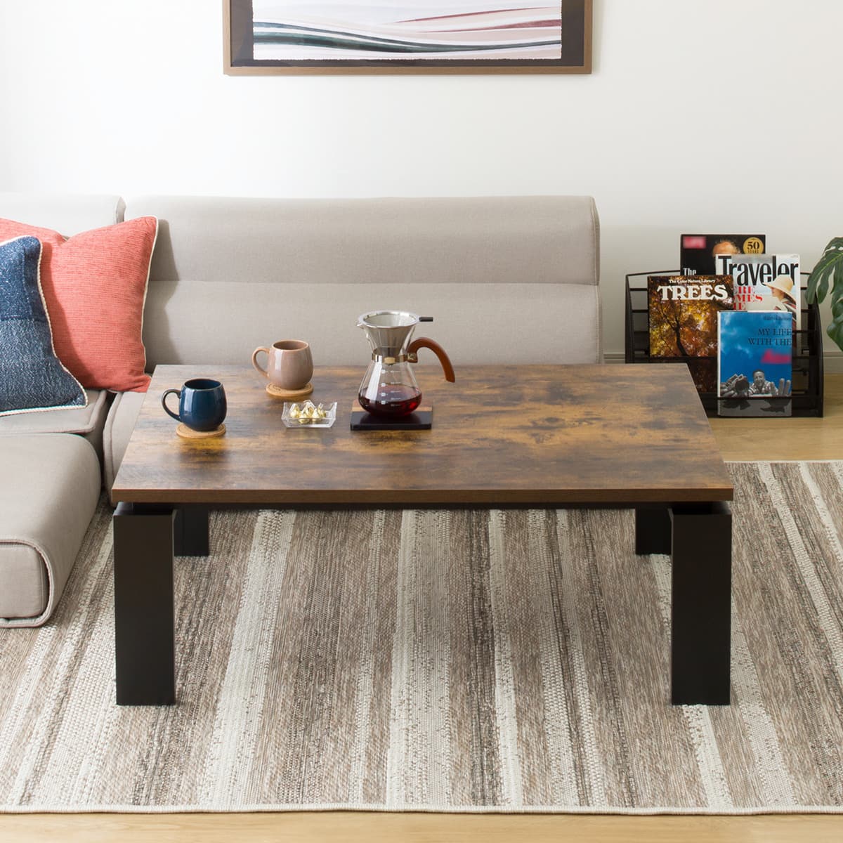 リビングこたつ(フロットR 105 VBR) | ニトリネット【公式】 家具