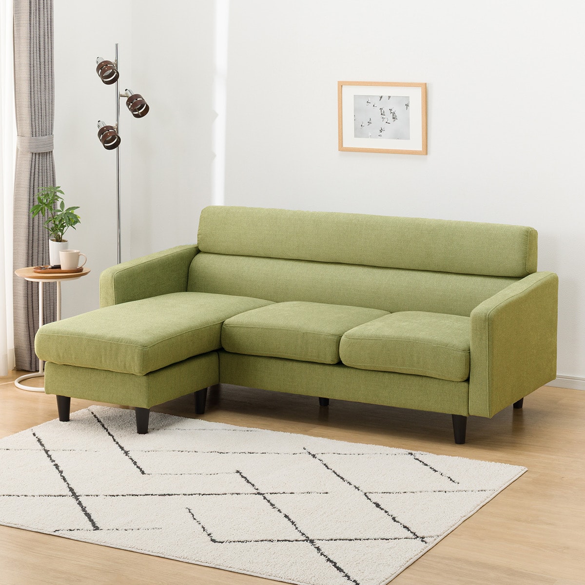 L型ソファ 布張りタイプ (DJ06ｰ2 GR) | ニトリネット【公式】 家具