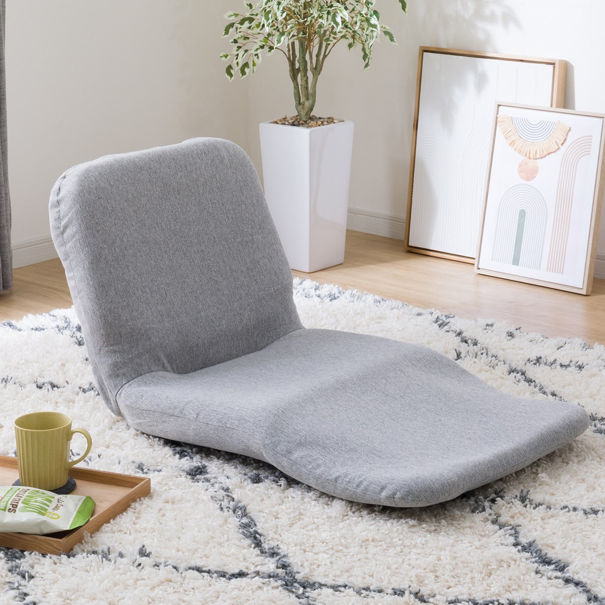 枕になるコンパクト座椅子(LC-A16MK GY) | ニトリネット【公式】 家具