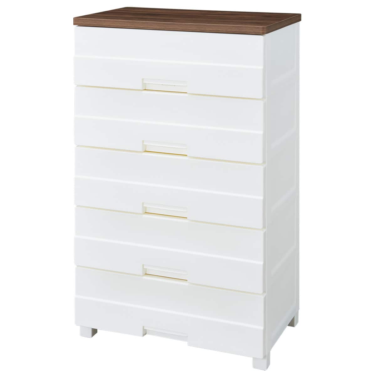 フィッツプラスEZY 幅65cm 5段 ミドルブラウン (FE6505) | ニトリ