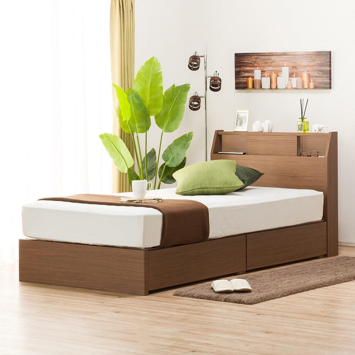 シングル ベッドフレーム(アザン MBR2 アサヒキ25) | ニトリネット