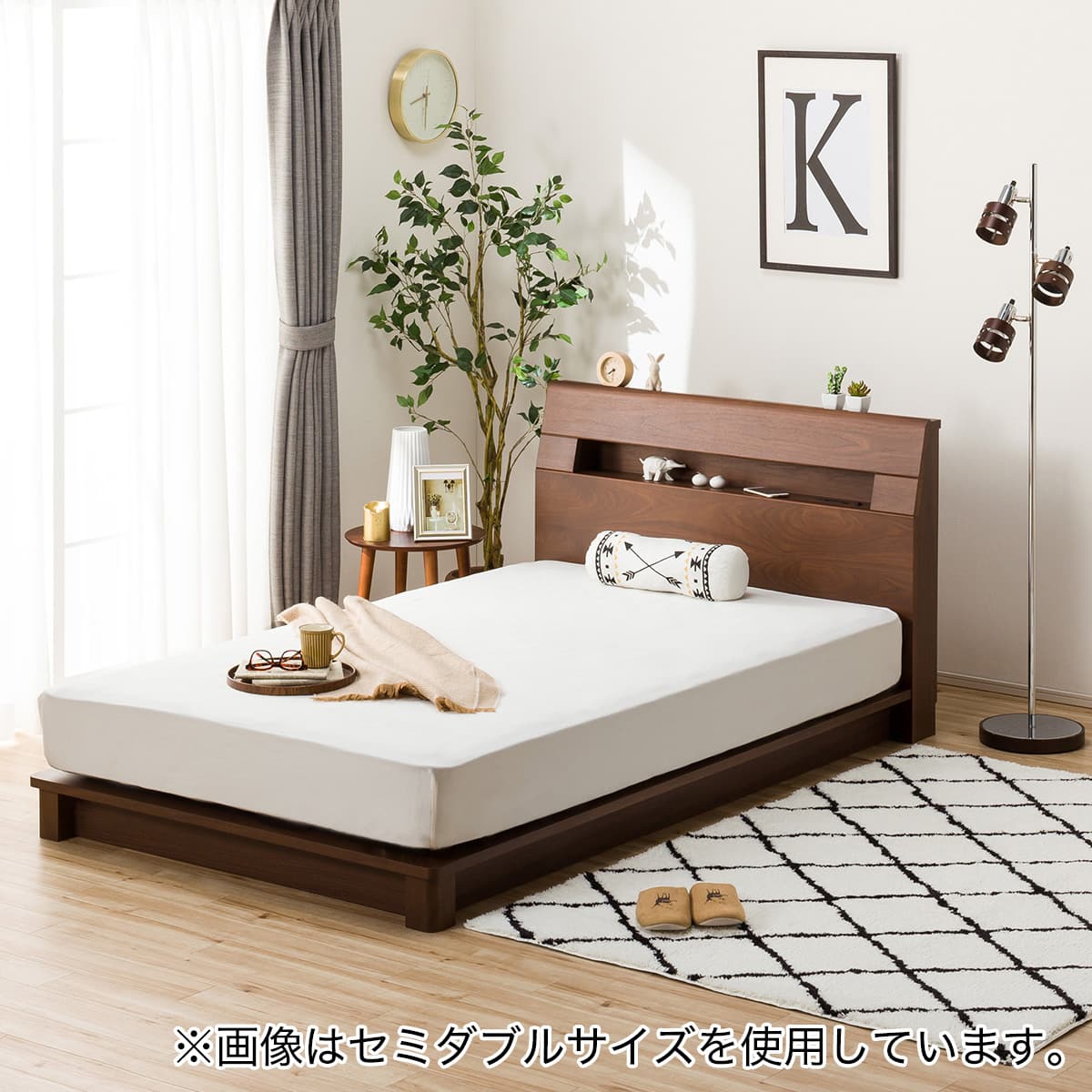 すのこダブルベッドフレーム(ロデリック-S/MBR) | ニトリネット【公式
