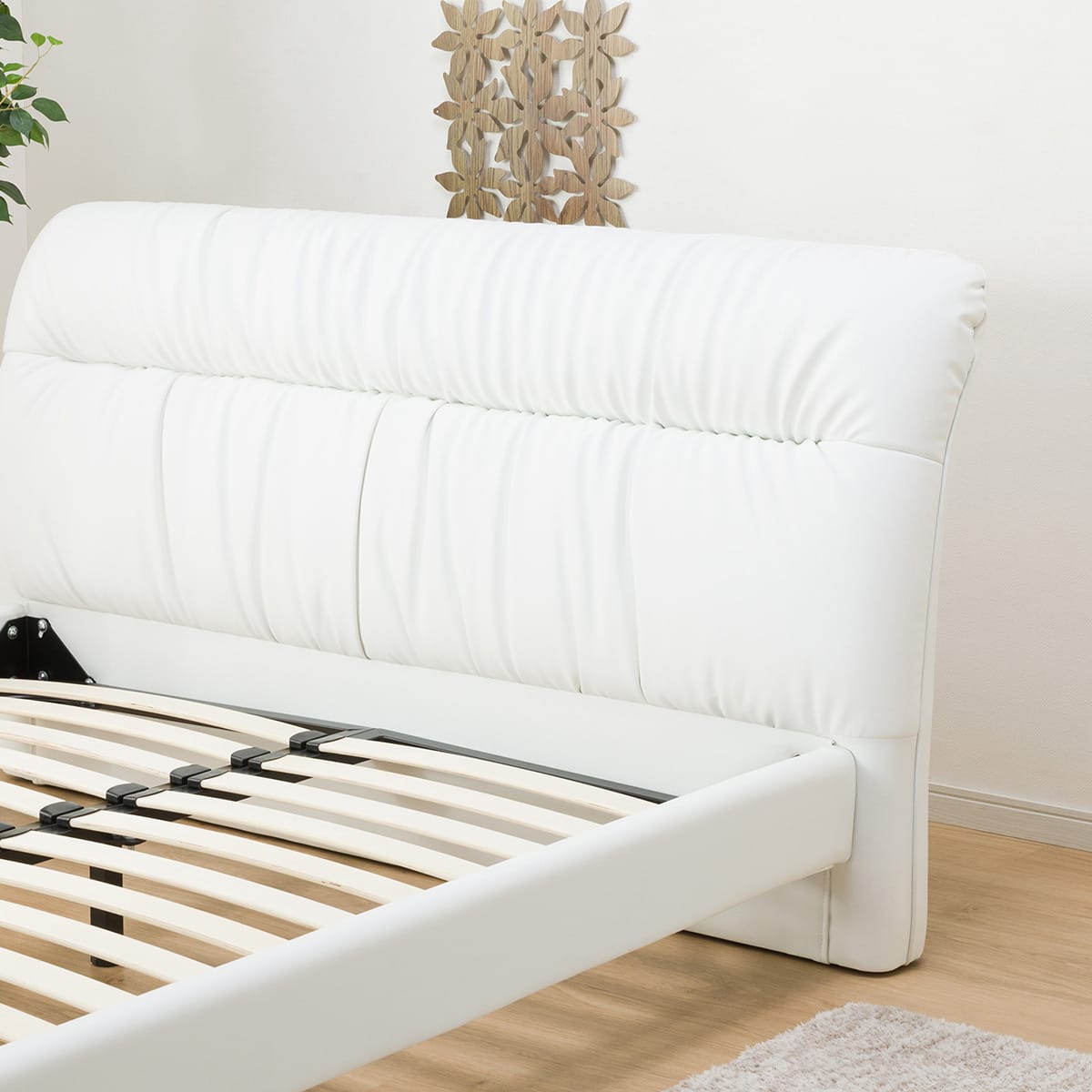 すのこダブルベッドフレーム(サラス/WH) | ニトリネット【公式】 家具