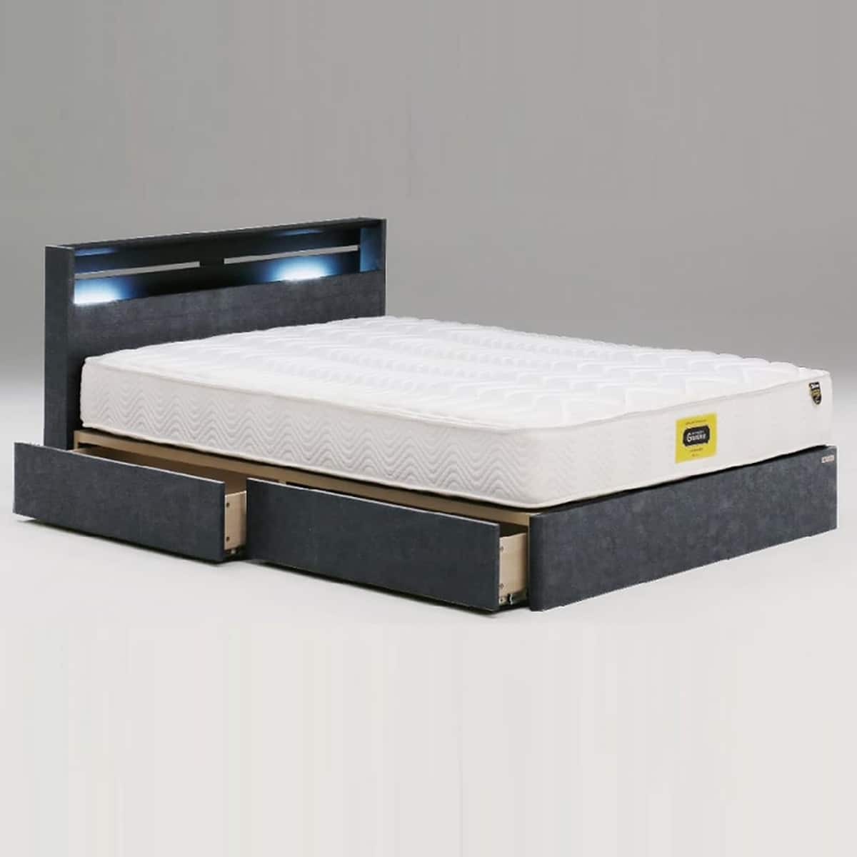 ダブルベッドフレーム(GH 引出し付き BK) | ニトリネット【公式】 家具