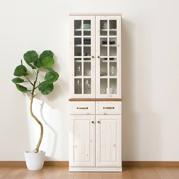 食器棚 (シナモ60 WH) | ニトリネット【公式】 家具・インテリア通販