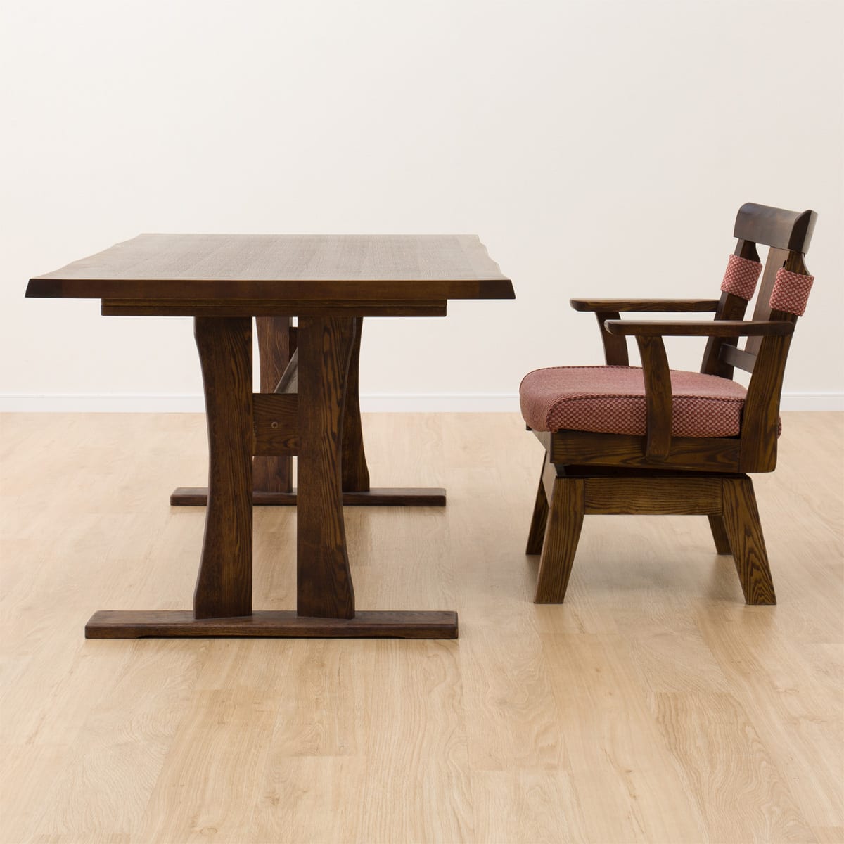 肘付きダイニングチェア(ヤマト2 DBR) | ニトリネット【公式】 家具