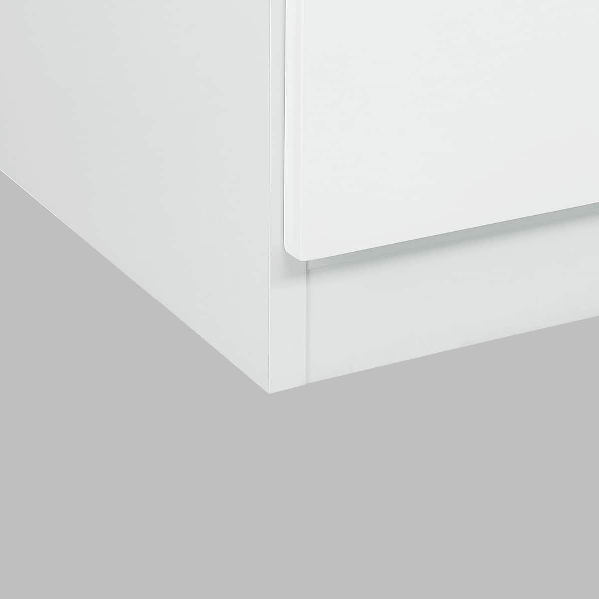 鏡面仕様のキッチンボード 引戸タイプ (幅140cm WH) | ニトリネット