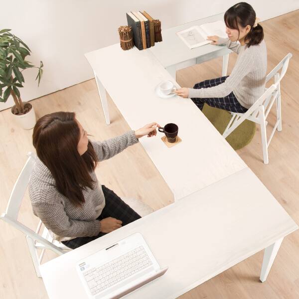 天然木スリムデスク(幅90cm GRC WH) | ニトリネット【公式】 家具