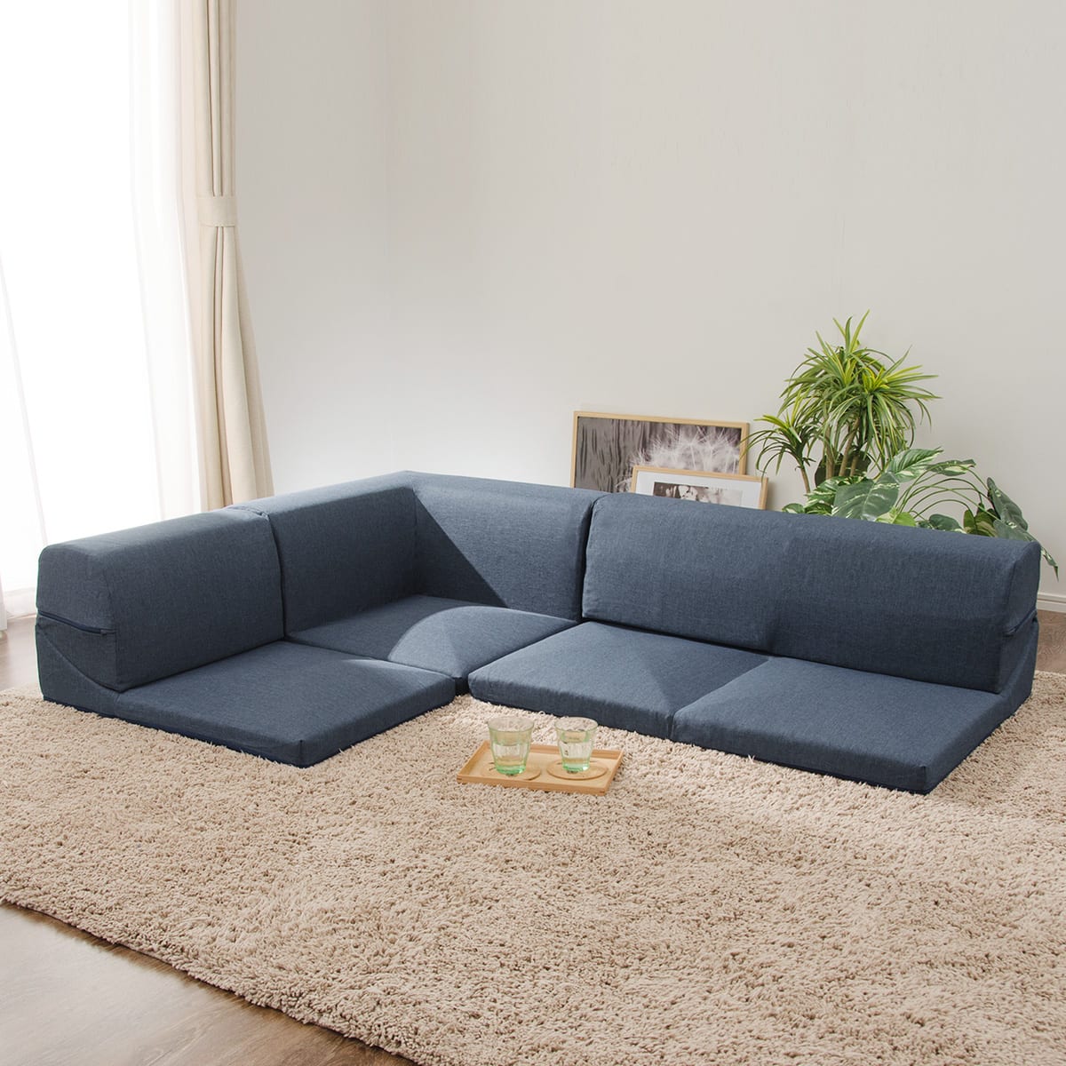 カバーリングローソファ3点セット (ダリアン DBL) | ニトリネット