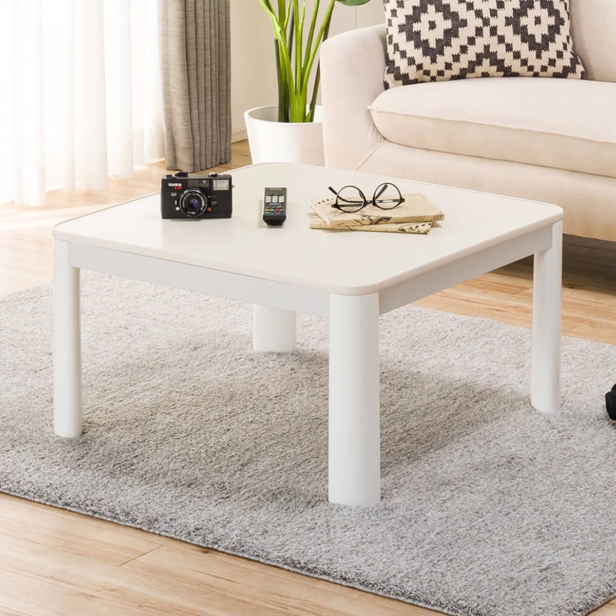 正方形リバーシブルこたつ(LC23 70WH) | ニトリネット【公式】 家具