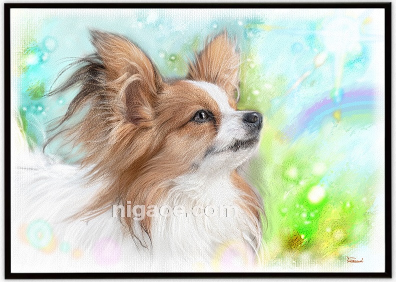 ペット似顔絵 (フィットフレーム) 送料185円