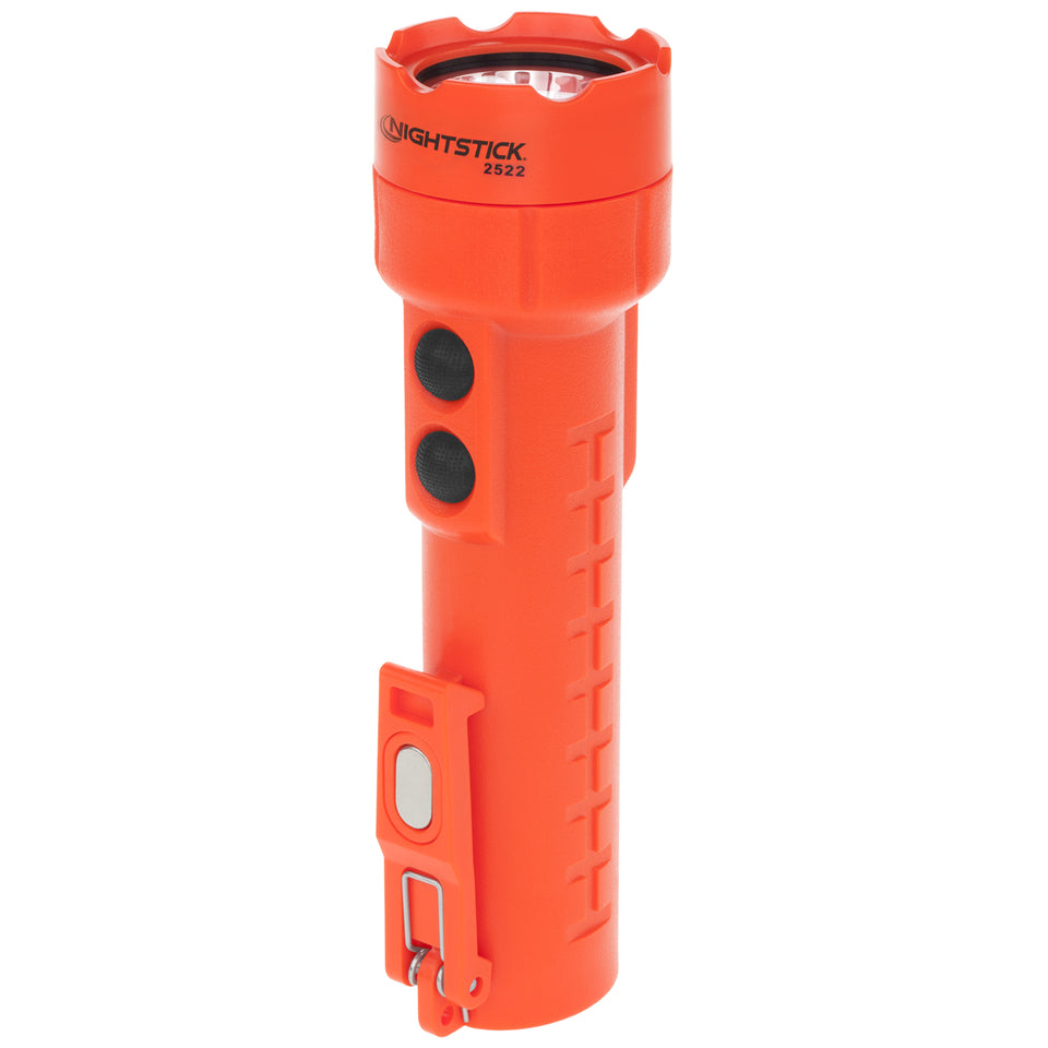 NSR-2522RM: Rechargeable Dual-Light Flashlight w/Dual Magnets