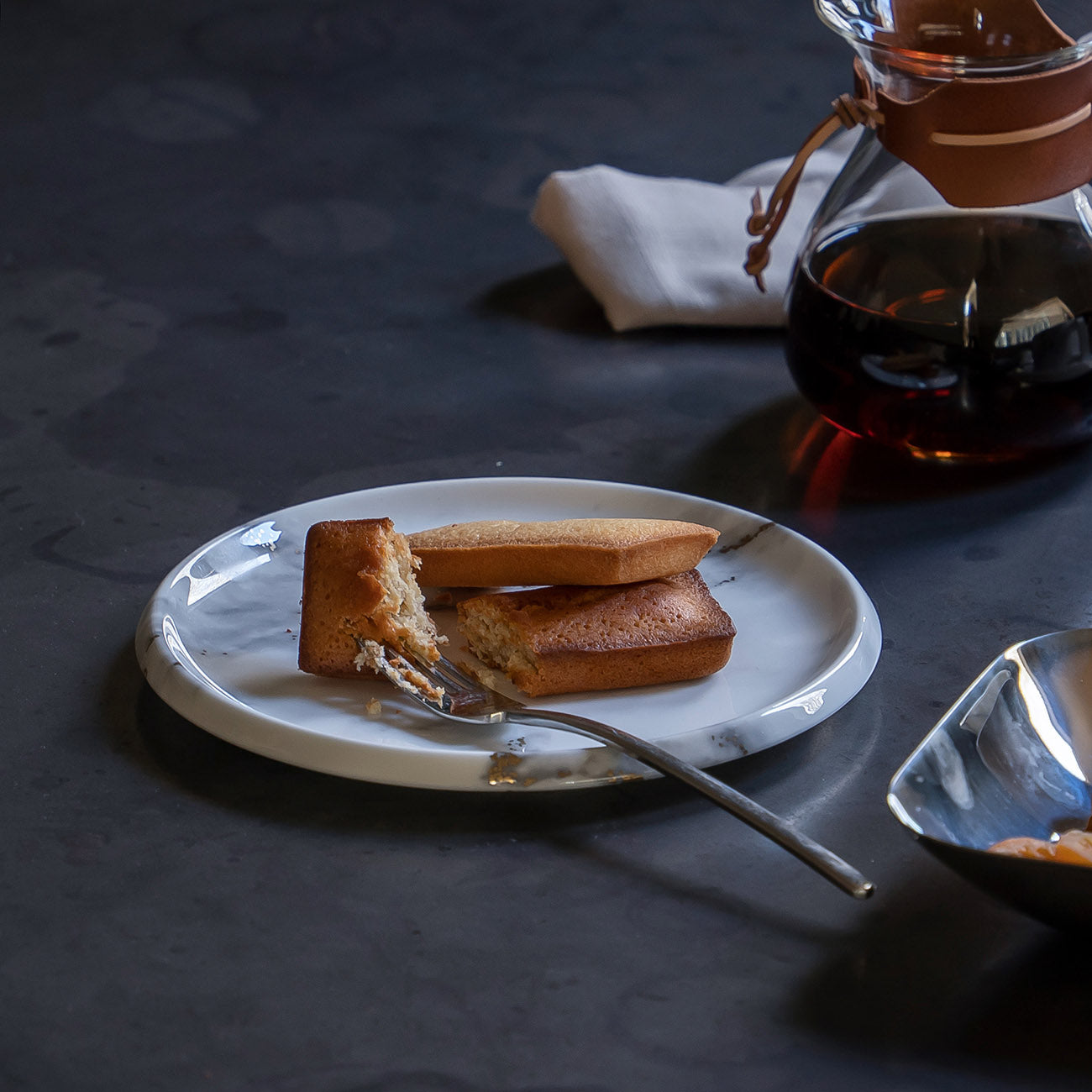 20.5cmプレート｜おしゃれカフェ食器｜MARBLE GREY｜ニッコー公式