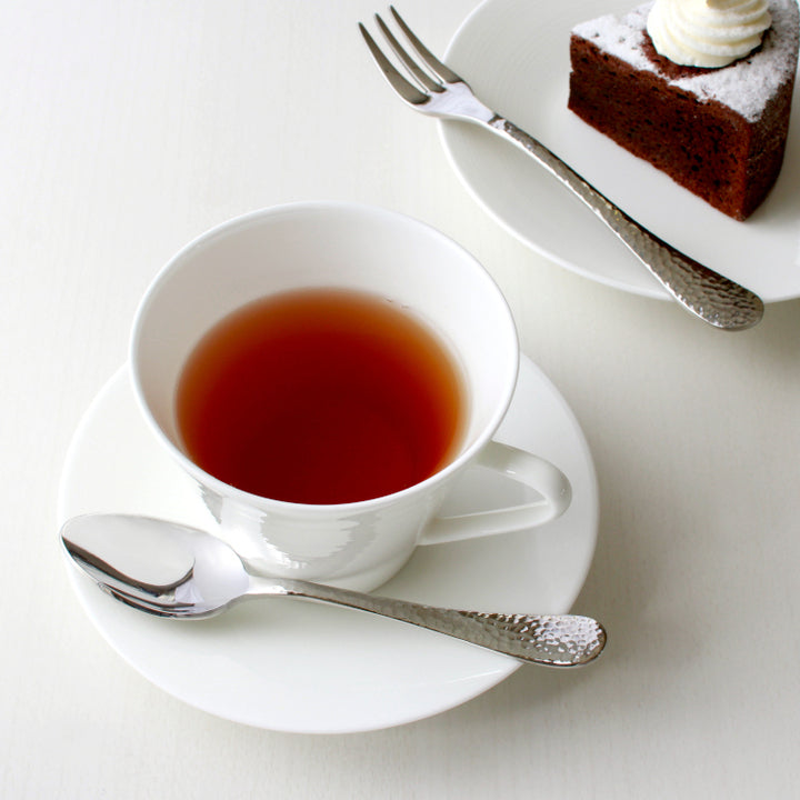 白いブランド食器｜14cmプレート (兼用碗ソーサー)｜EXQUISITE