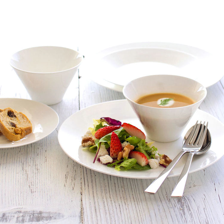 白いブランド食器｜ペア23cmプレート｜EXQUISITE｜ニッコー公式