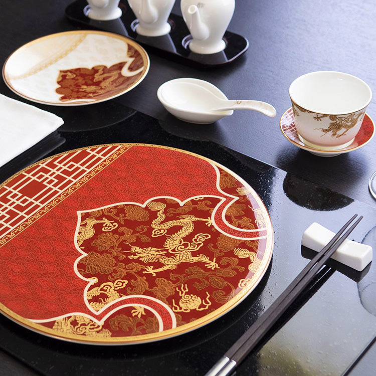 16.5cm丸皿｜中華用ブランド食器プレート｜NOVEL DRAGON｜ニッコー公式