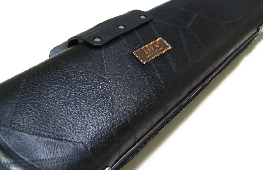 セミハード二胡ケース ブラック合皮モデル ［1本ベルト］ NCSBKG-01