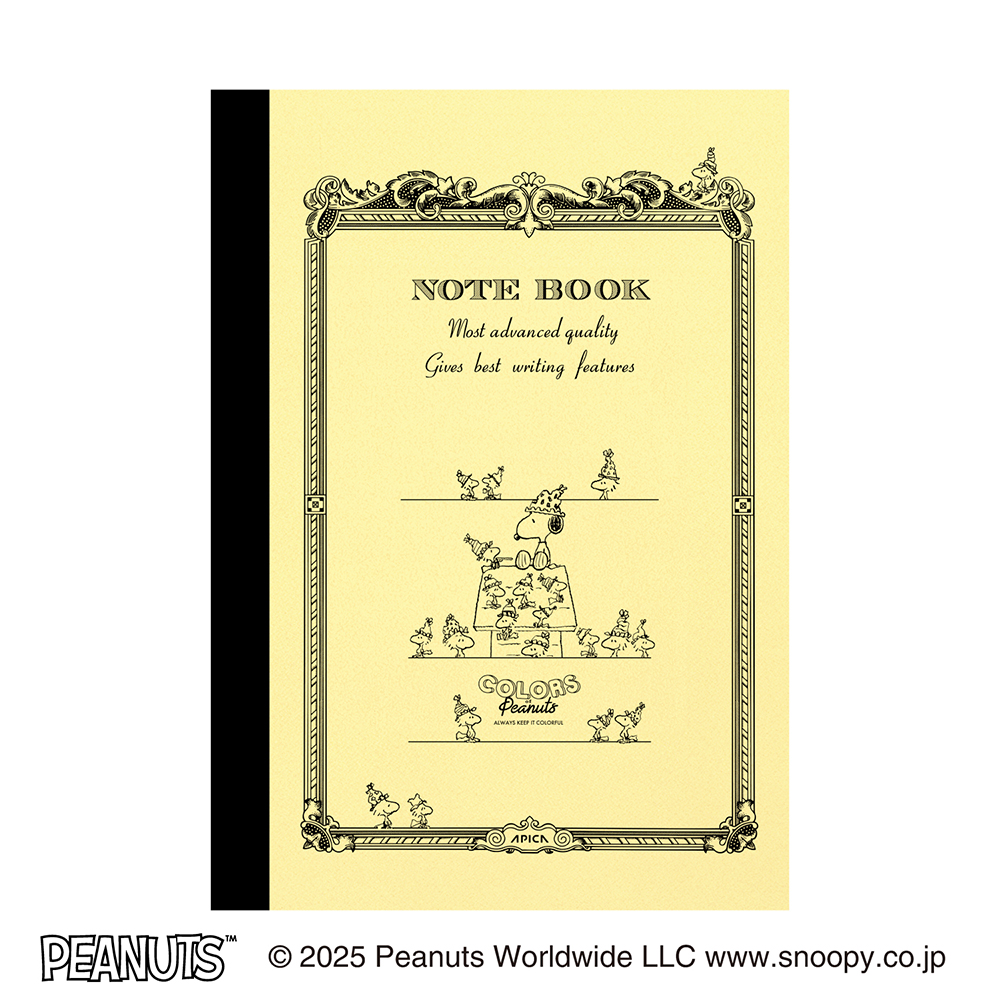 CDノート PEANUTS A7 チャーリー・ブラウン（レモンイエロー） | 日本