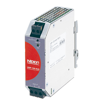 UDP-120-A24-TB0-B | 最大効率92% DINレール対応24V120W電源