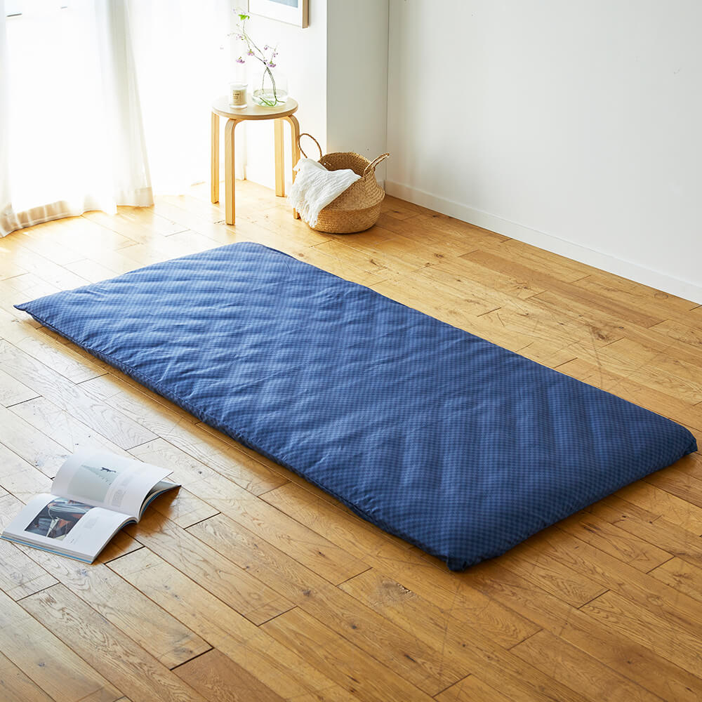 敷きふとんカバー PLAID/シングル 105×215cm/選べる3色展開 ベージュ