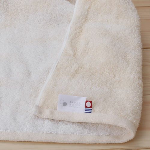 タオルギフト フェイスタオル1枚 ベージュ・グレー/楠橋紋織謹製