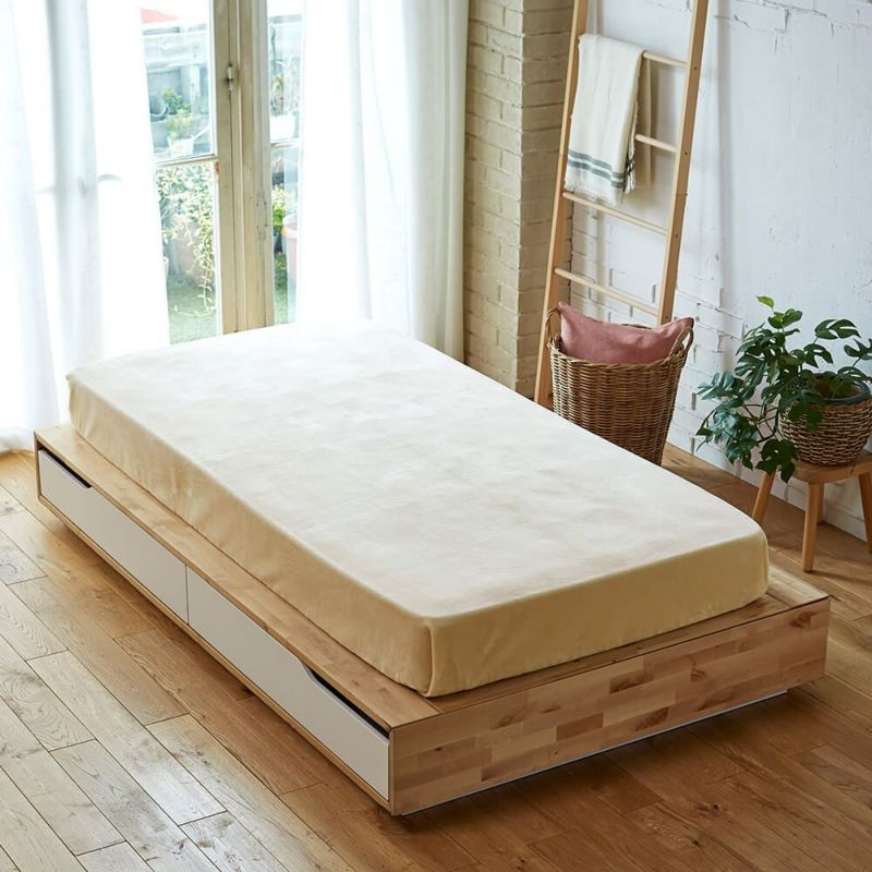 ボアフラットシーツ/選べる2色（ピンク・ブラウン）《SUYA-LAB