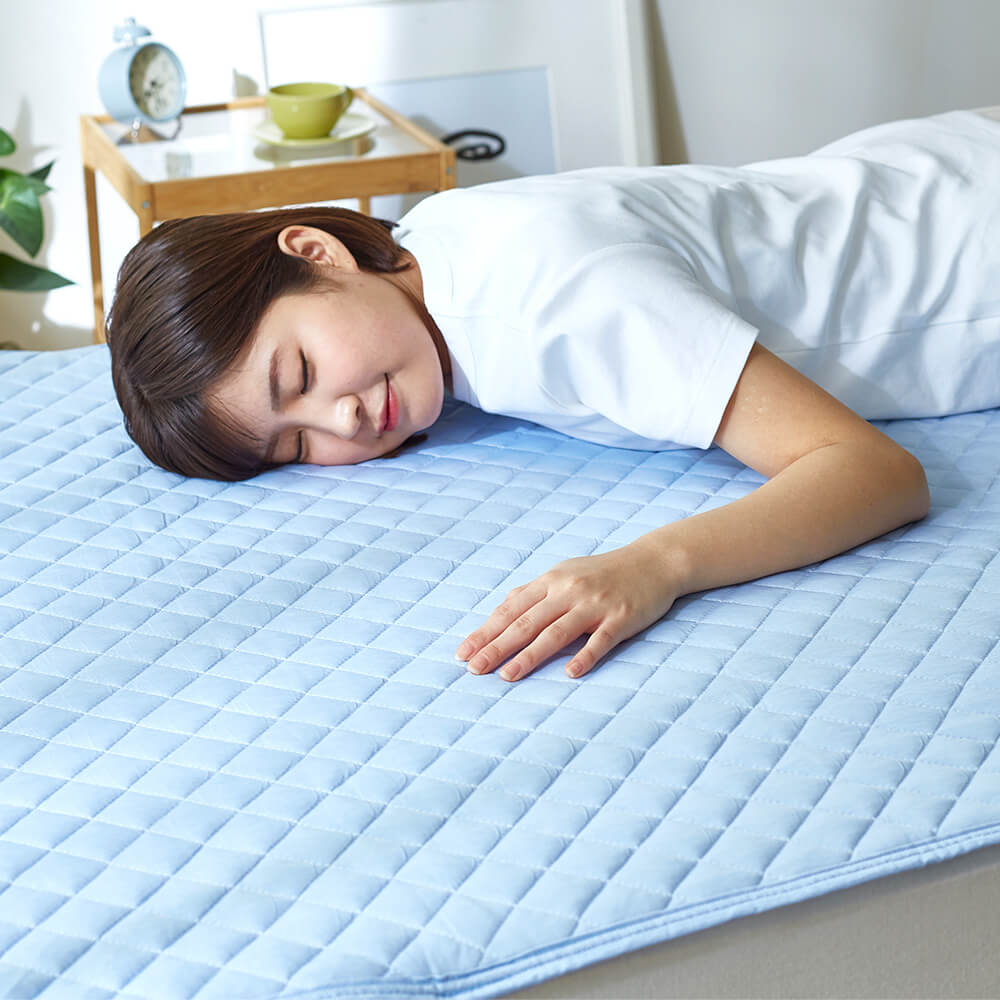 365日使える接触冷感リバーシブル敷きパッド/ マスター （シングル
