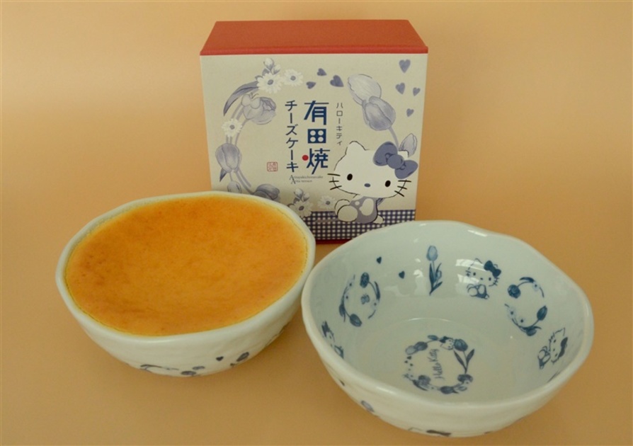 有田焼チーズケーキ」にキティちゃん登場 ネットで先行発売｜【西日本