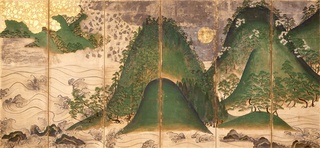 誰が、どこを描いたのか…海と山の神々しさをまとう屏風の謎｜【西日本