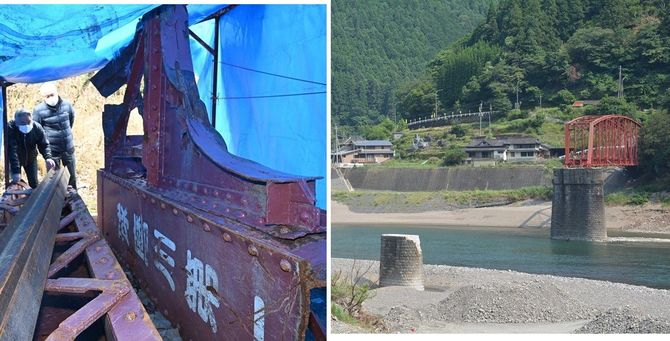球磨川第一橋梁」 災害遺構として保存・展示を計画｜【西日本新聞me】