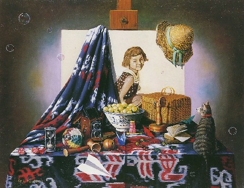 想い出」1998年 ル・サロン展初入選作 F50号 - 八代亜紀アート